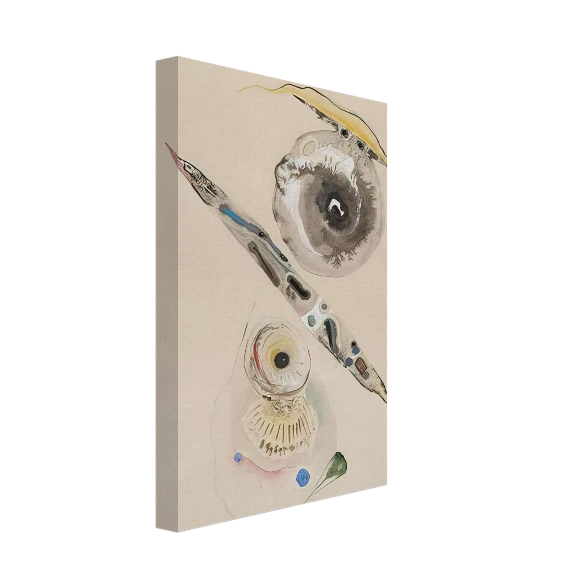 Rudolf Bauer - UNTITLED Canvas - 40x60 cm / 16x24 inches-canvas