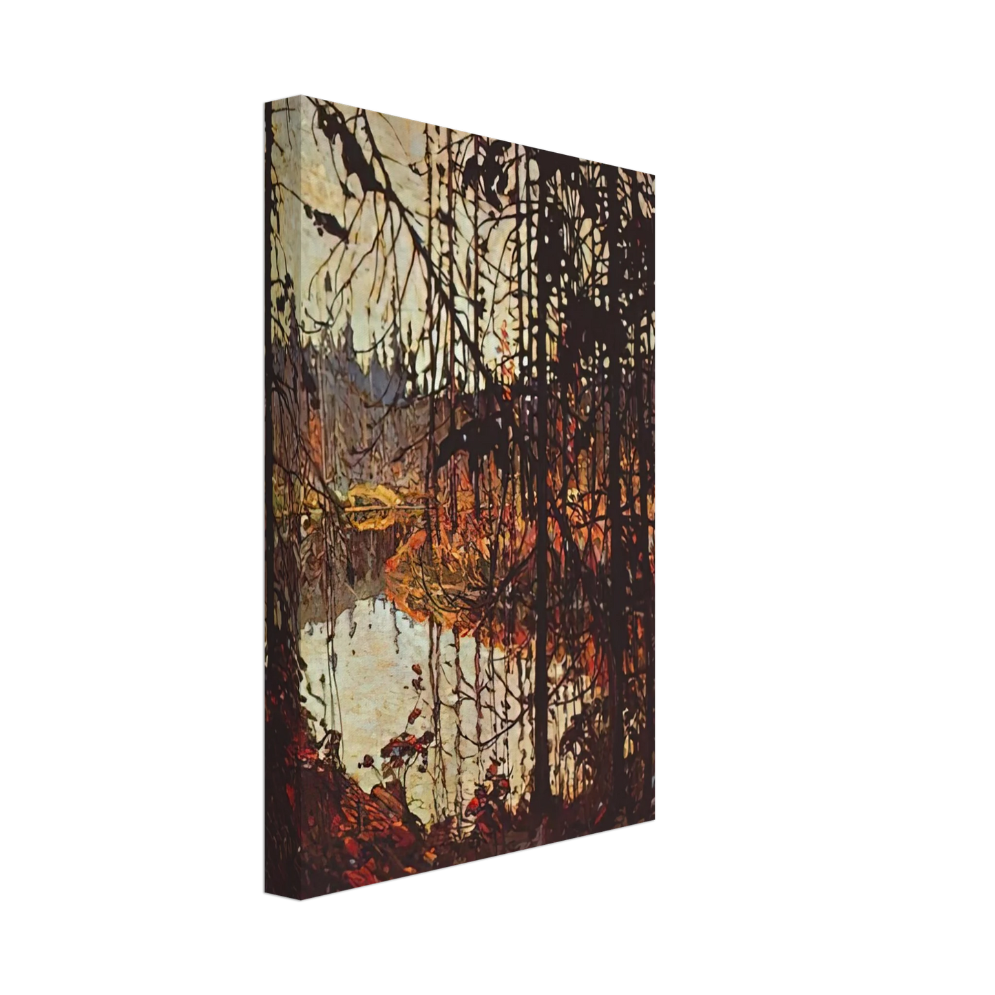 Tom Thomson - NORTHERN RIVER 1915 Canvas - 40x60 cm / 16x24 inches-canvas