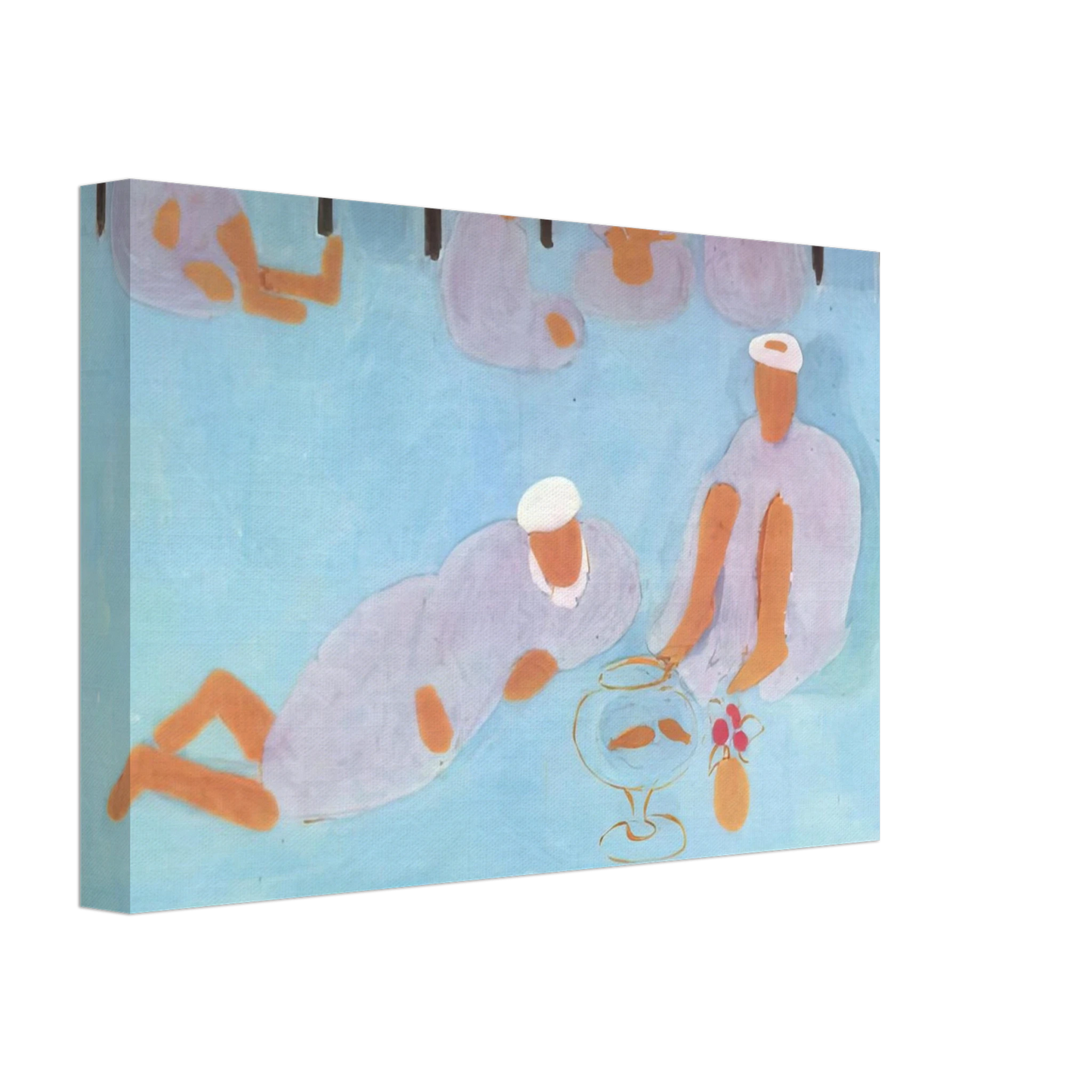 Henri Matisse - MOROCCAN CAF 1913 Canvas - 70x100 cm / 28x40 inches-canvas
