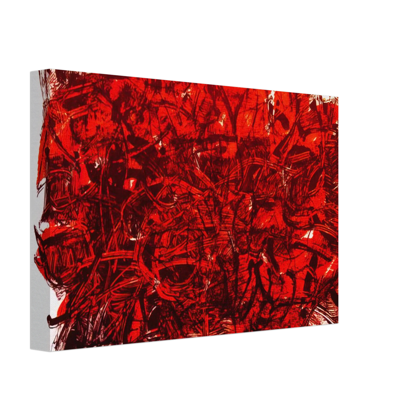 Jean-Paul Riopelle - Leaves III Canvas - 70x100 cm / 28x40 inches-canvas