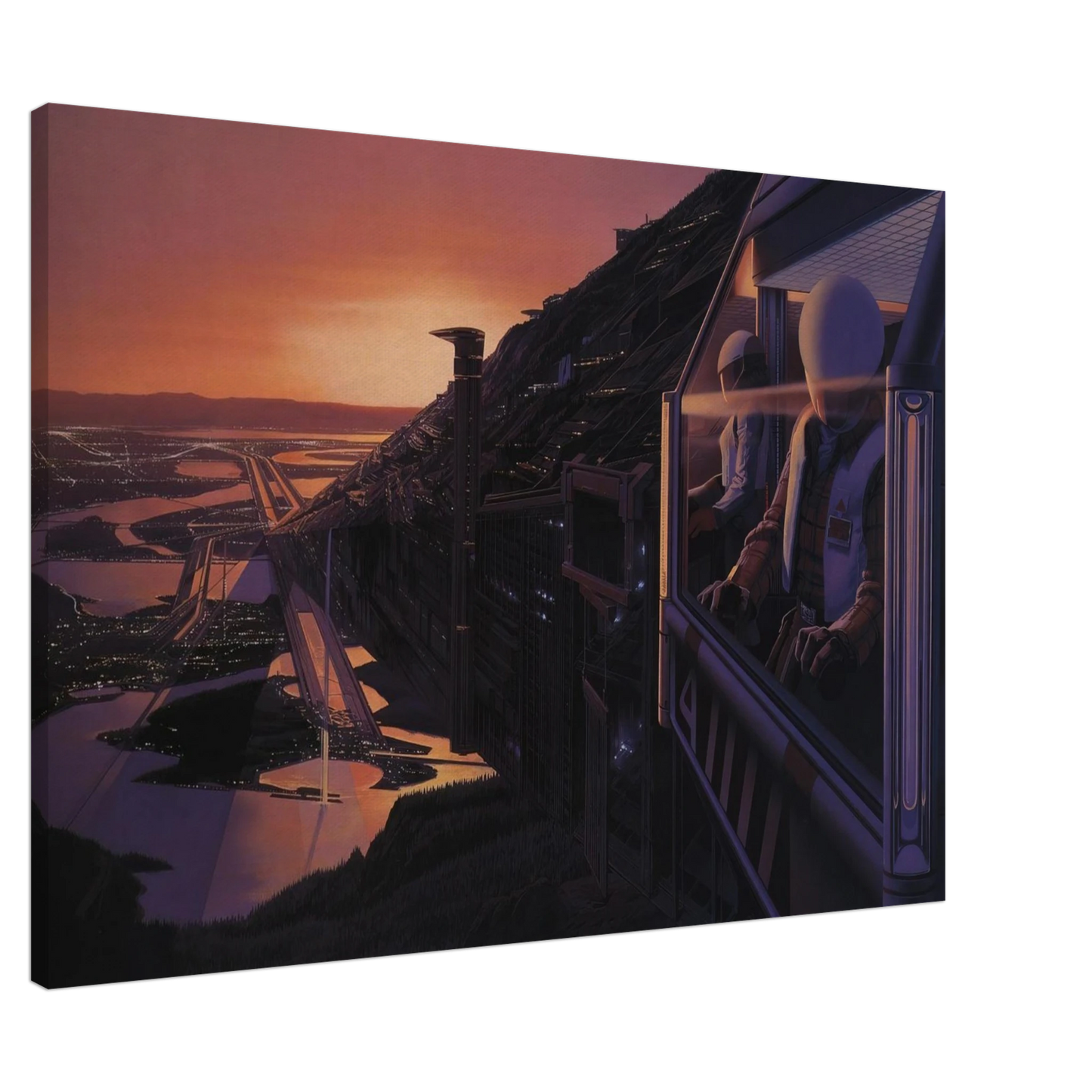 Syd Mead - Syd Mead Canvas - 20x30 cm / 8x12 inches-canvas