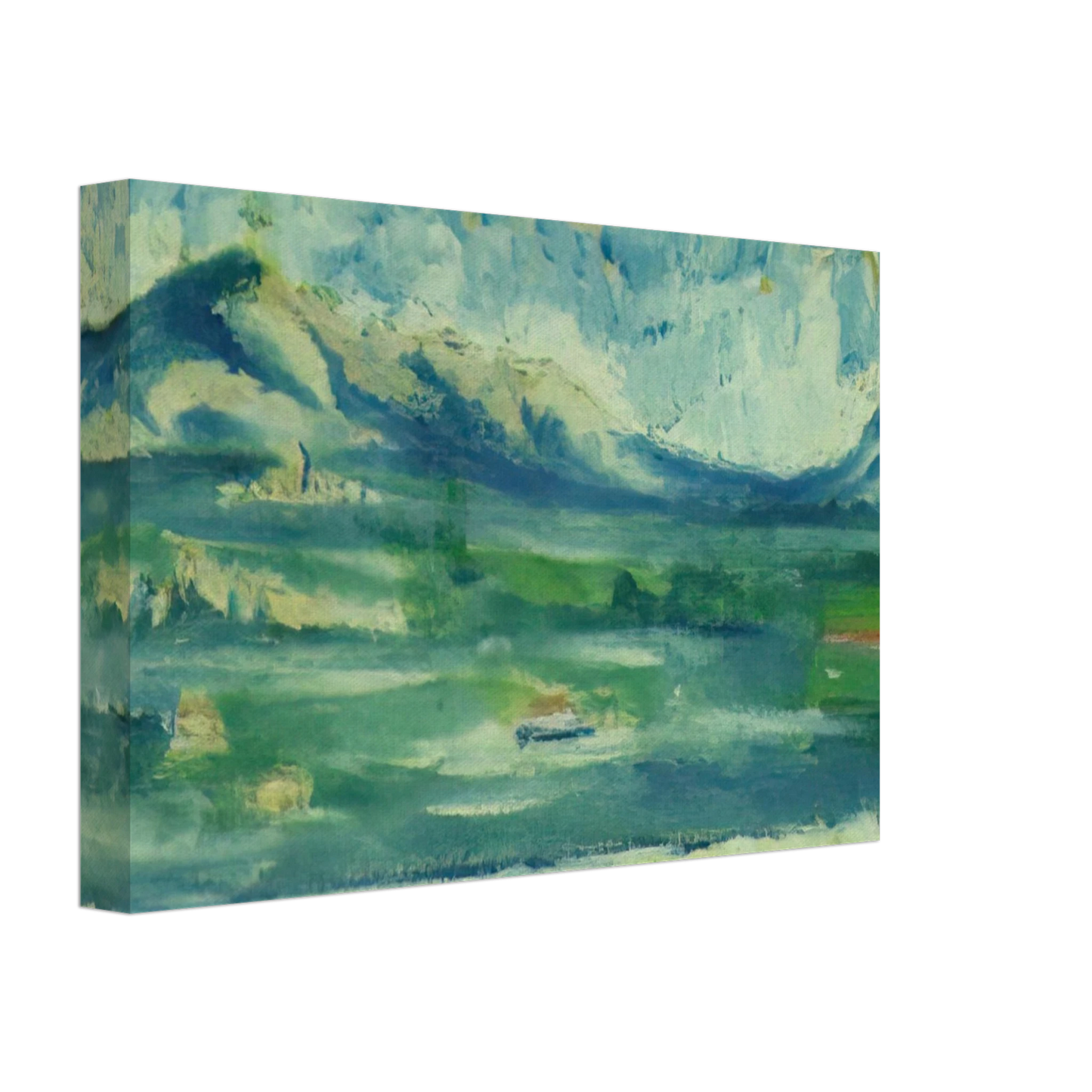 Salvador Dali - LANDSCAPE NEAR AMPURDAN 2 Canvas - 70x100 cm / 28x40 inches-canvas