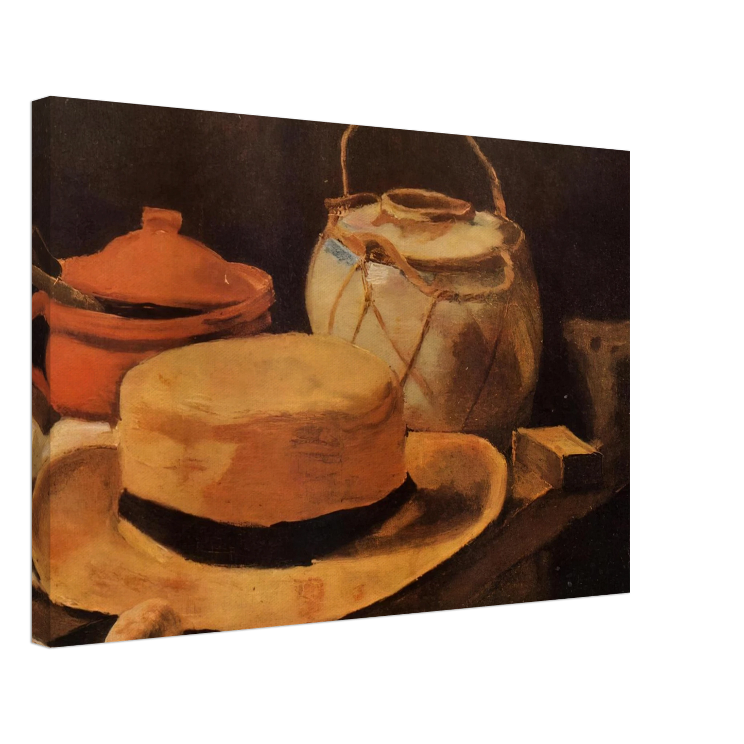 Vincent van Gogh - Still Life with Yellow Hat Canvas - 70x100 cm / 28x40 inches-canvas