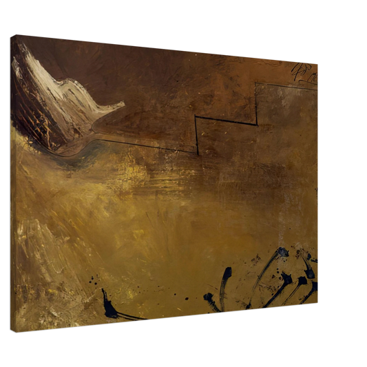 Hassel Smith - Sebastopol Autumn - 1961 Canvas - 20x30 cm / 8x12 inches-canvas