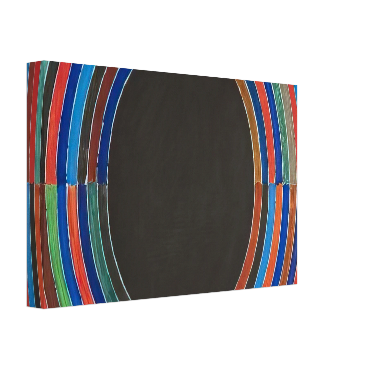 S. H. Raza - Composition V - Abstract Art Canvas - 40x60 cm / 16x24 inches-canvas