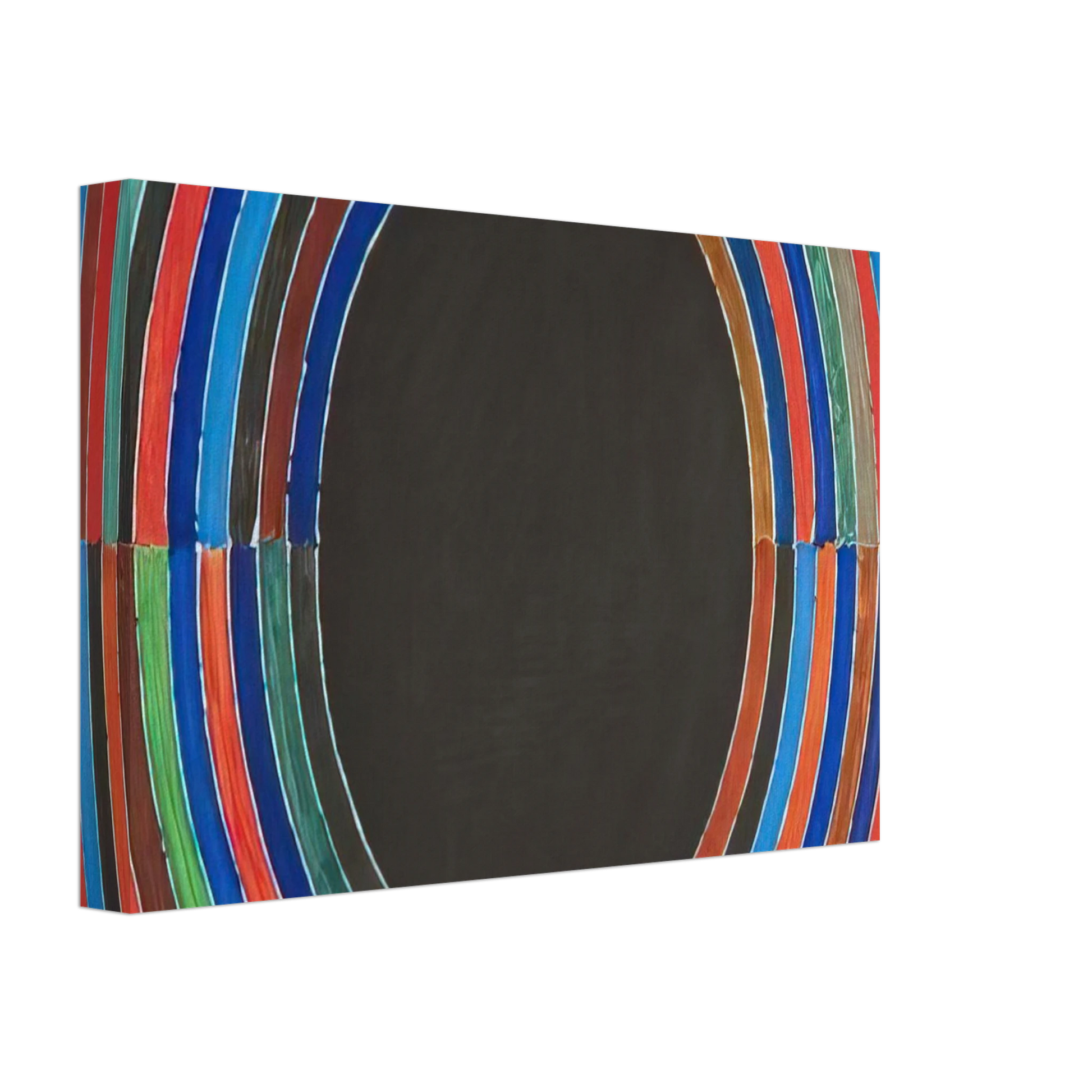 S. H. Raza - Composition V - Abstract Art Canvas - 40x60 cm / 16x24 inches-canvas