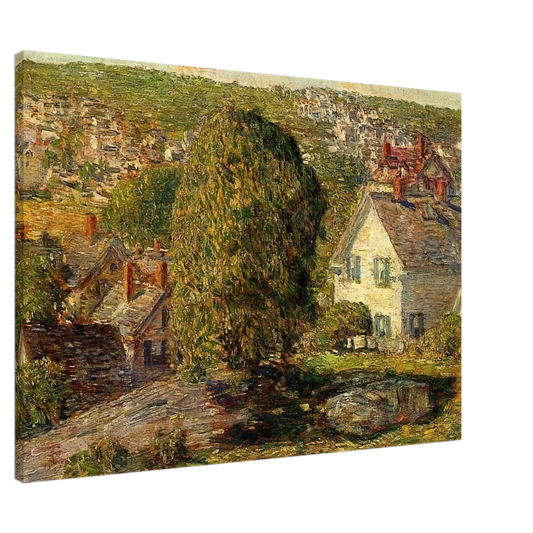 Childe Hassam - Outskirts of East Gloucester Canvas - 20x30 cm / 8x12 inches-canvas