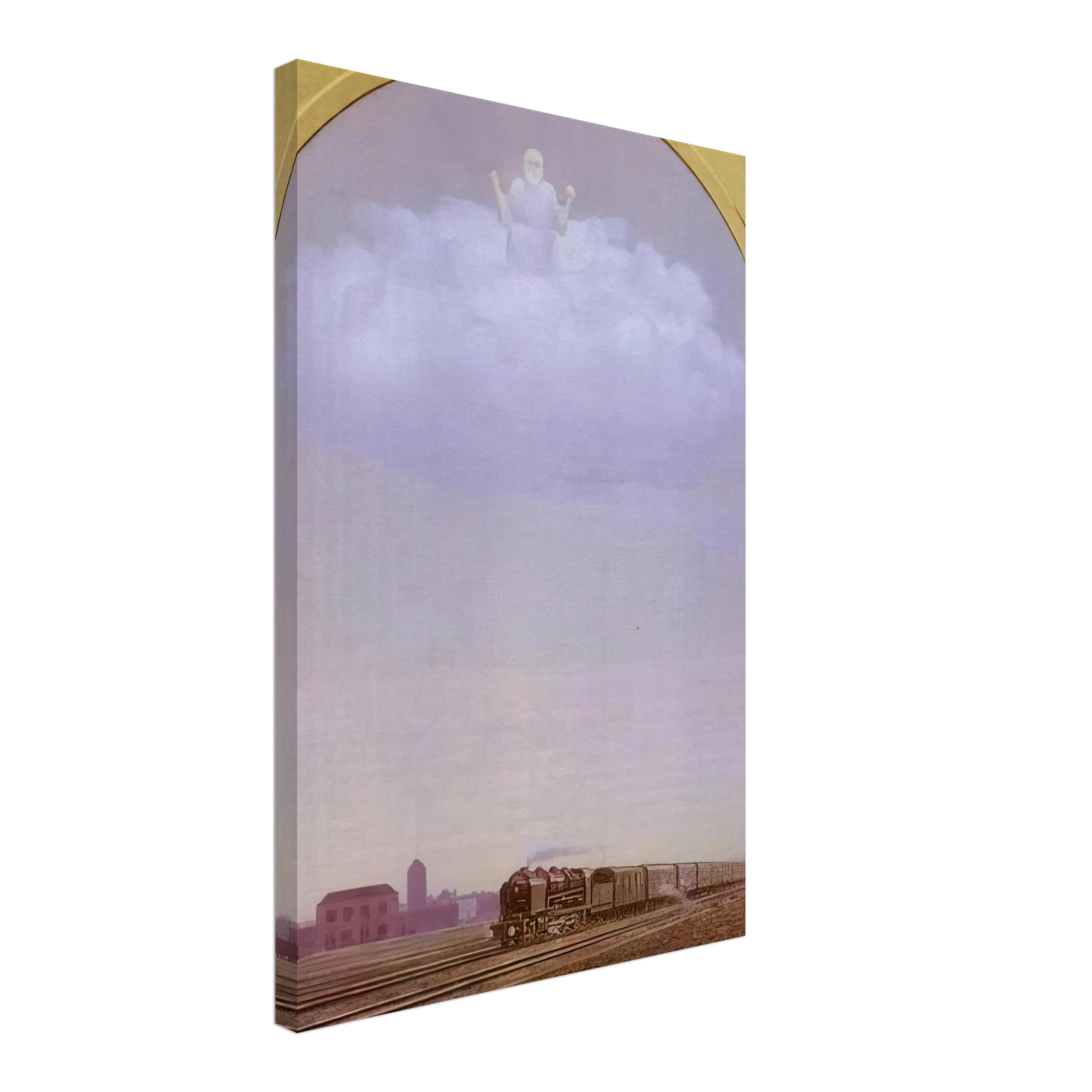 Rene Magritte - THE NIGHTINGALE 1962 Canvas - 40x60 cm / 16x24 inches-canvas