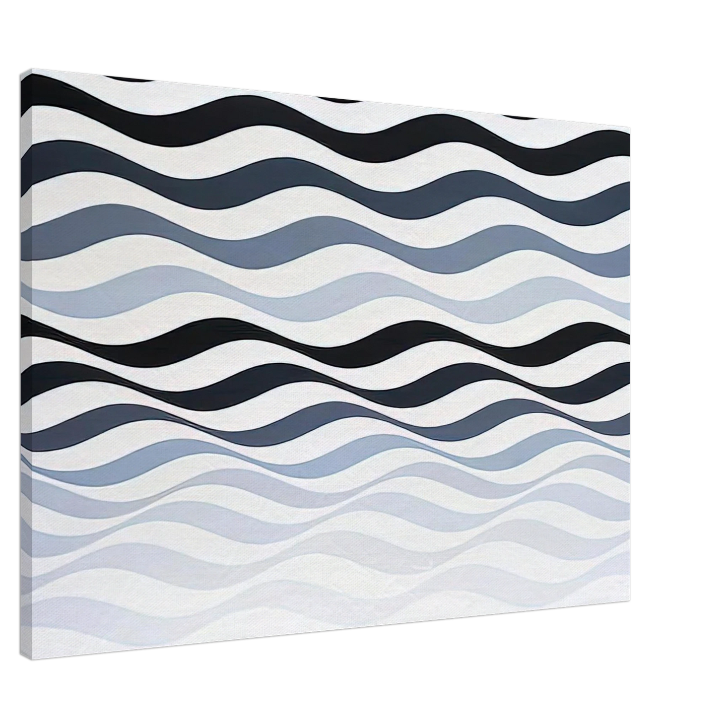 Bridget Riley - ARREST 3 1965 Canvas - 20x30 cm / 8x12 inches-canvas