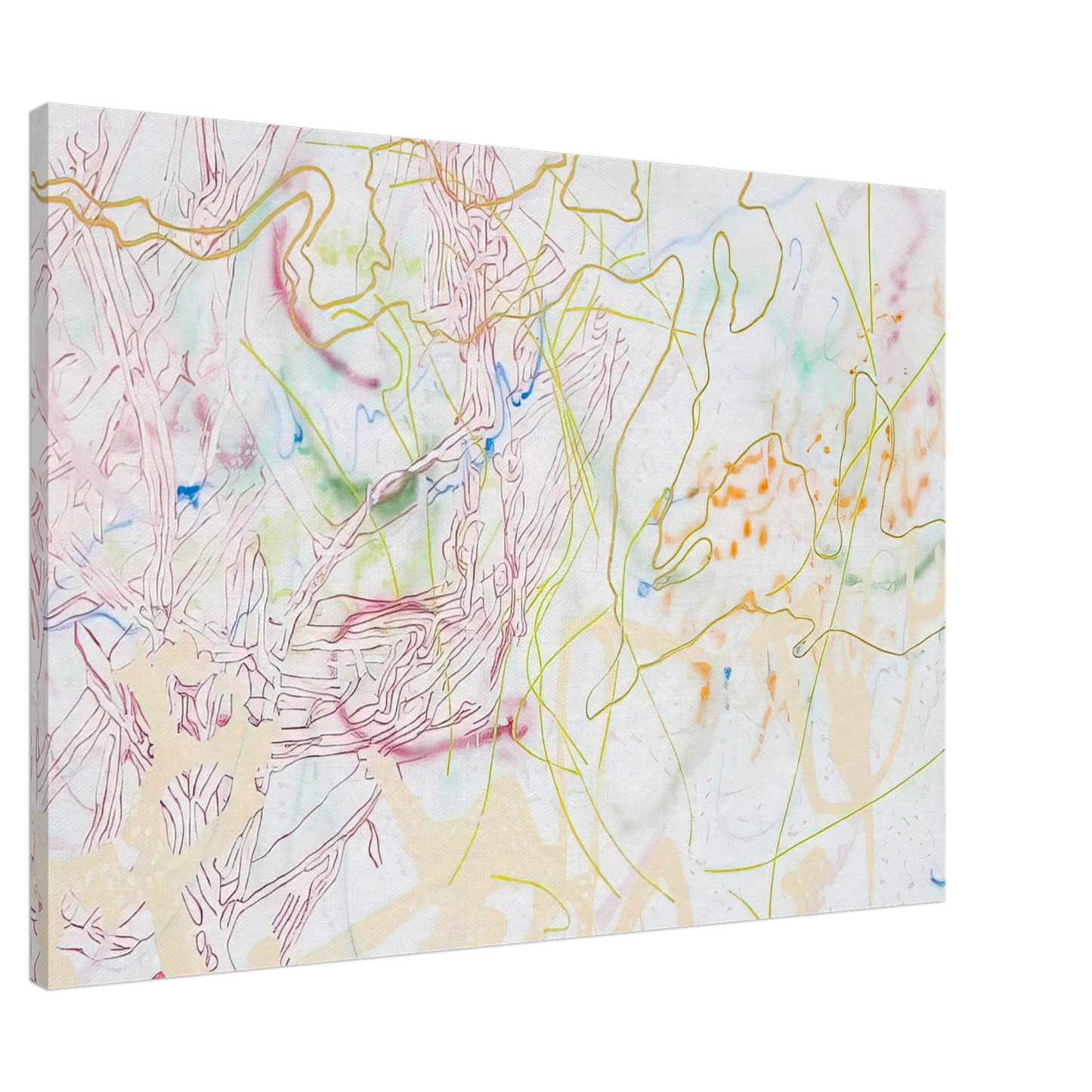 Nancy Graves - POLYTROPOS 1982 Canvas - 20x30 cm / 8x12 inches-canvas