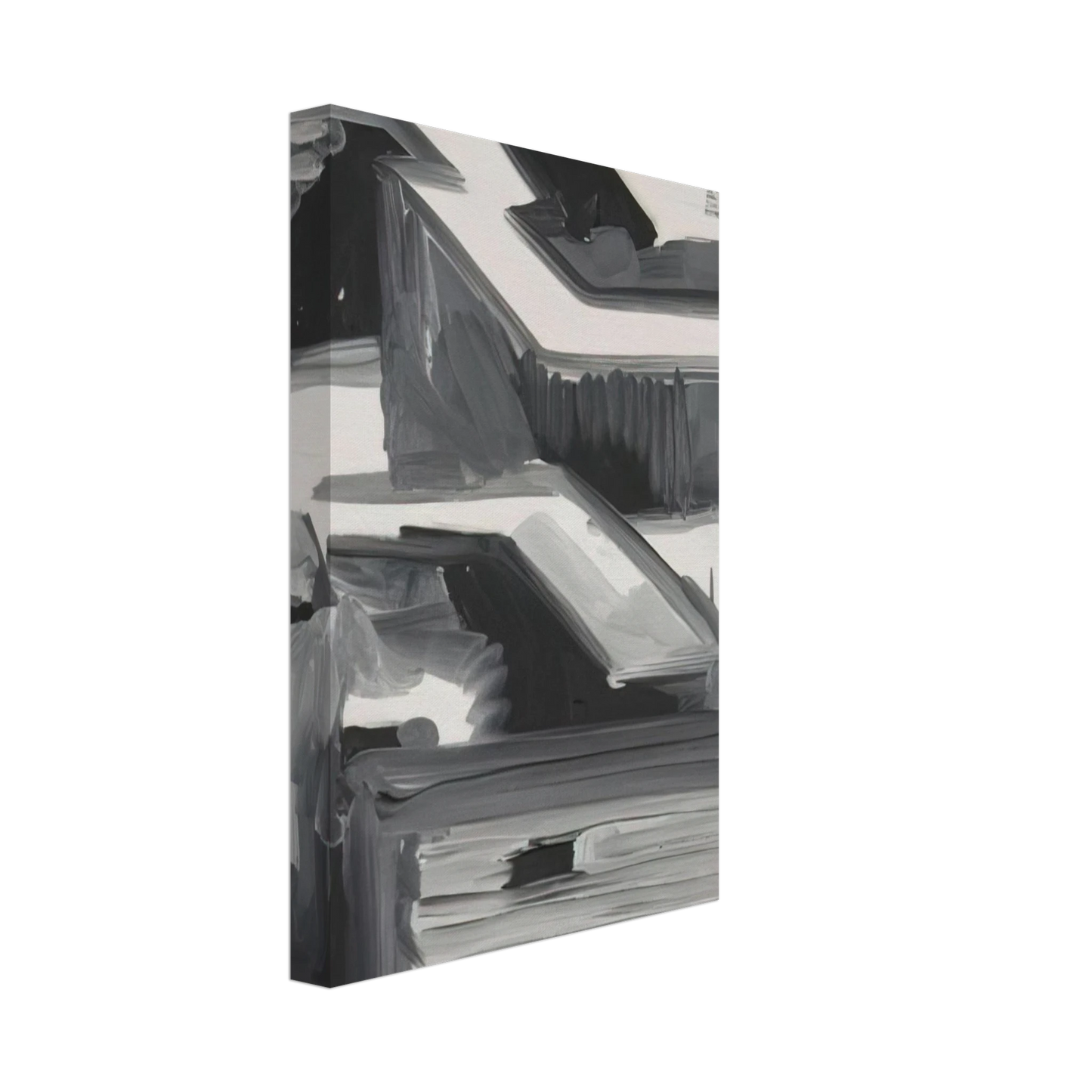 Gerhard Richter - TOWNSCAPE 1968 0 Canvas - 70x100 cm / 28x40 inches-canvas