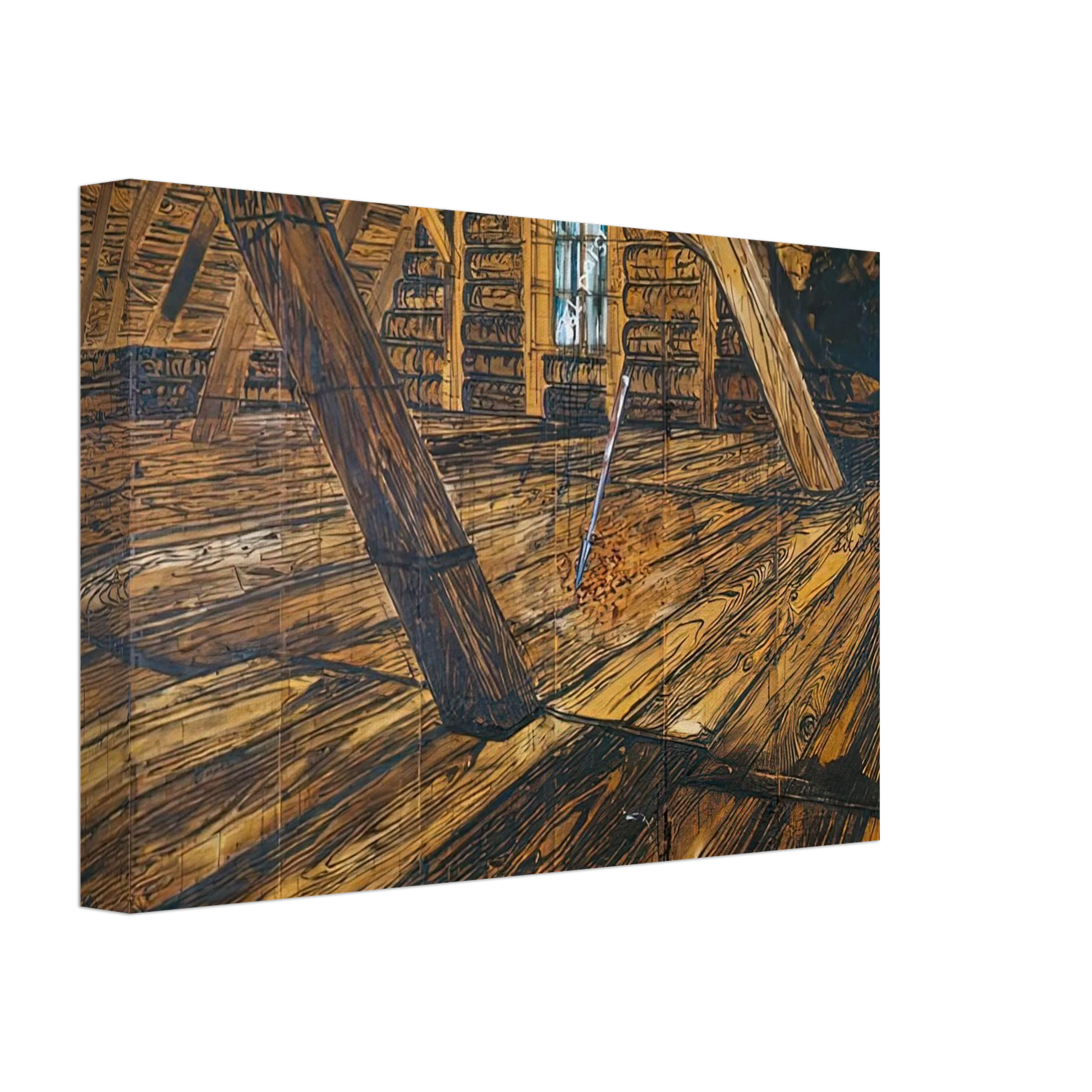 Anselm Kiefer - PARSIFAL III 1973 Canvas - 70x100 cm / 28x40 inches-canvas