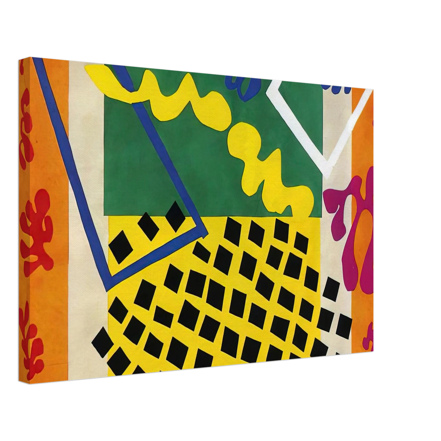 Henri Matisse - CUT OUTS 3 Canvas - 70x100 cm / 28x40 inches-canvas