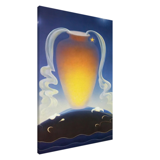 Agnes Lawrence Pelton - Even Song - 1930 Canvas - 20x30 cm / 8x12 inches-canvas