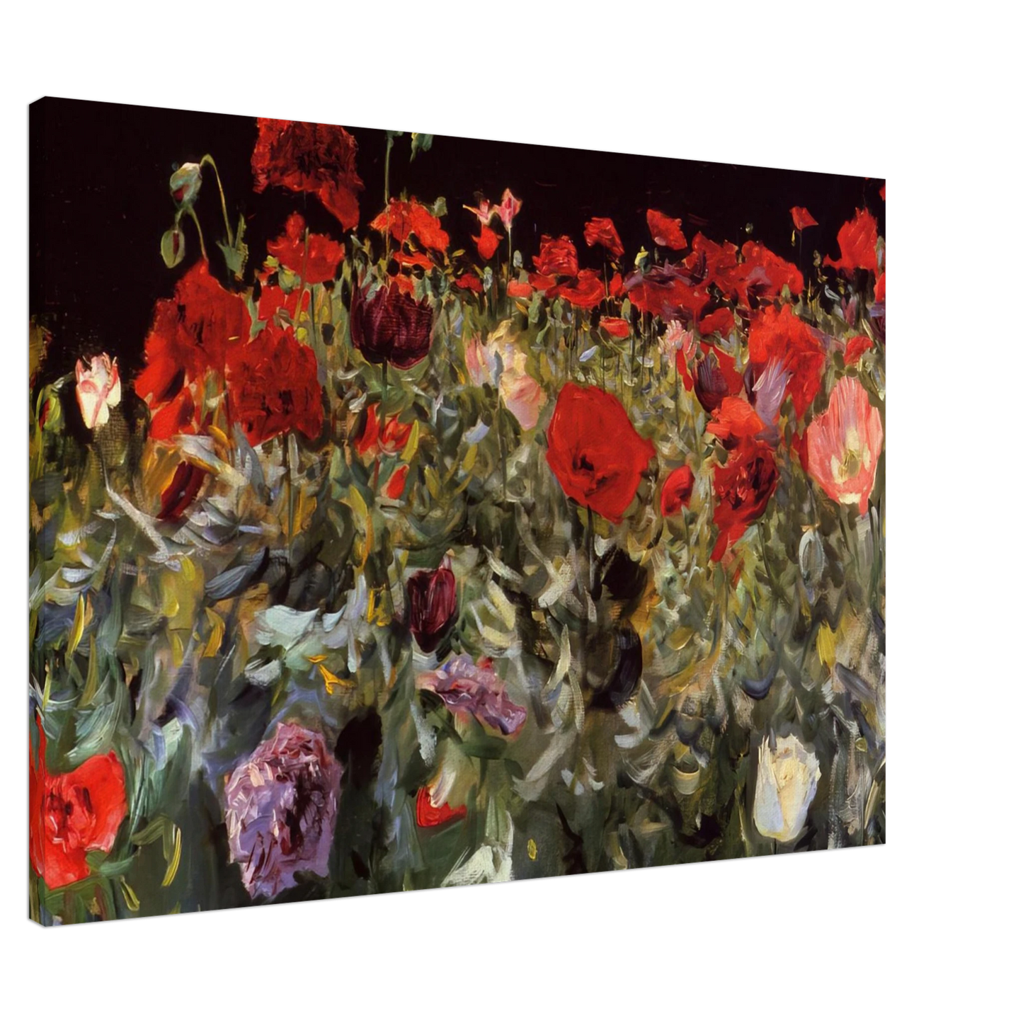John Singer Sargent - Poppies Canvas - 20x30 cm / 8x12 inches-canvas