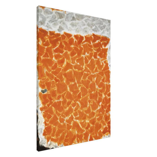 Sam Francis - Big Orange Canvas - 20x30 cm / 8x12 inches-canvas