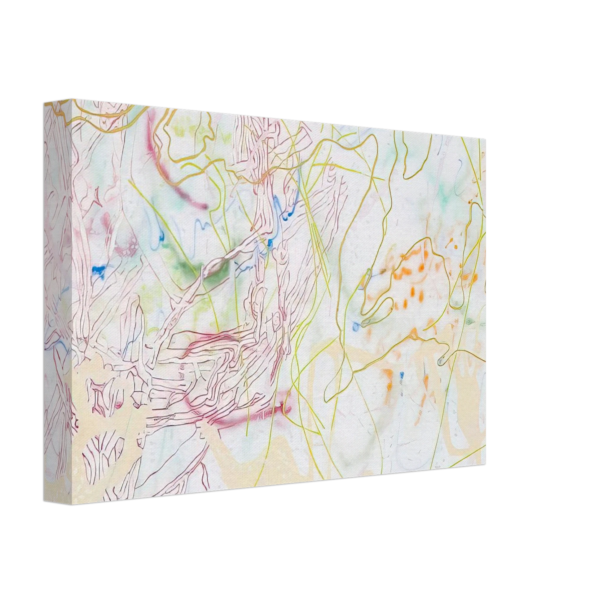 Nancy Graves - Polytropos - 1982 Canvas - 40x60 cm / 16x24 inches-canvas