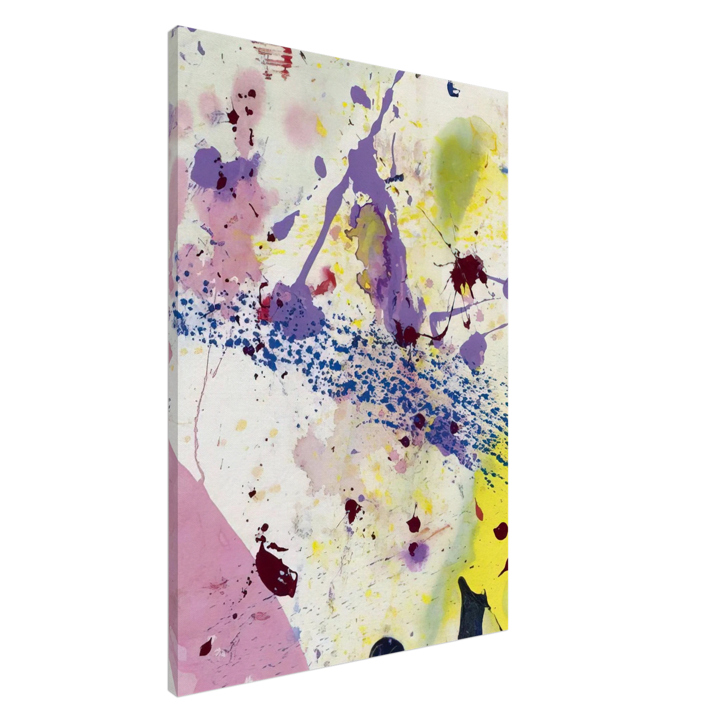 Sam Francis - Untitled  SF 90-342  Canvas - 20x30 cm / 8x12 inches-canvas