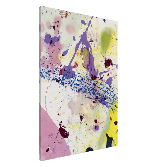 Sam Francis - Untitled  SF 90-342  Canvas - 20x30 cm / 8x12 inches-canvas