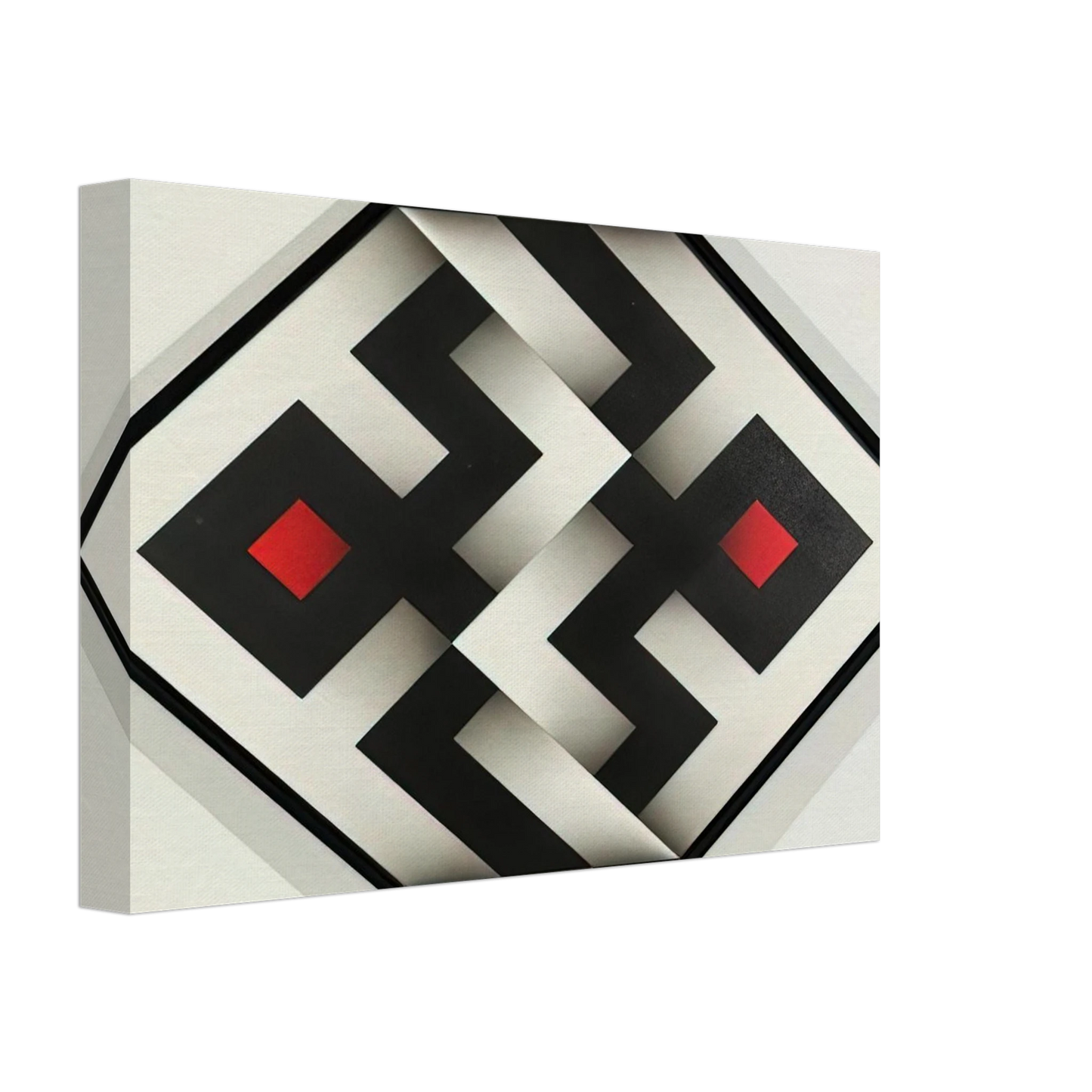 Omar Rayo - Ibawabi - 1975 Canvas - 40x60 cm / 16x24 inches-canvas