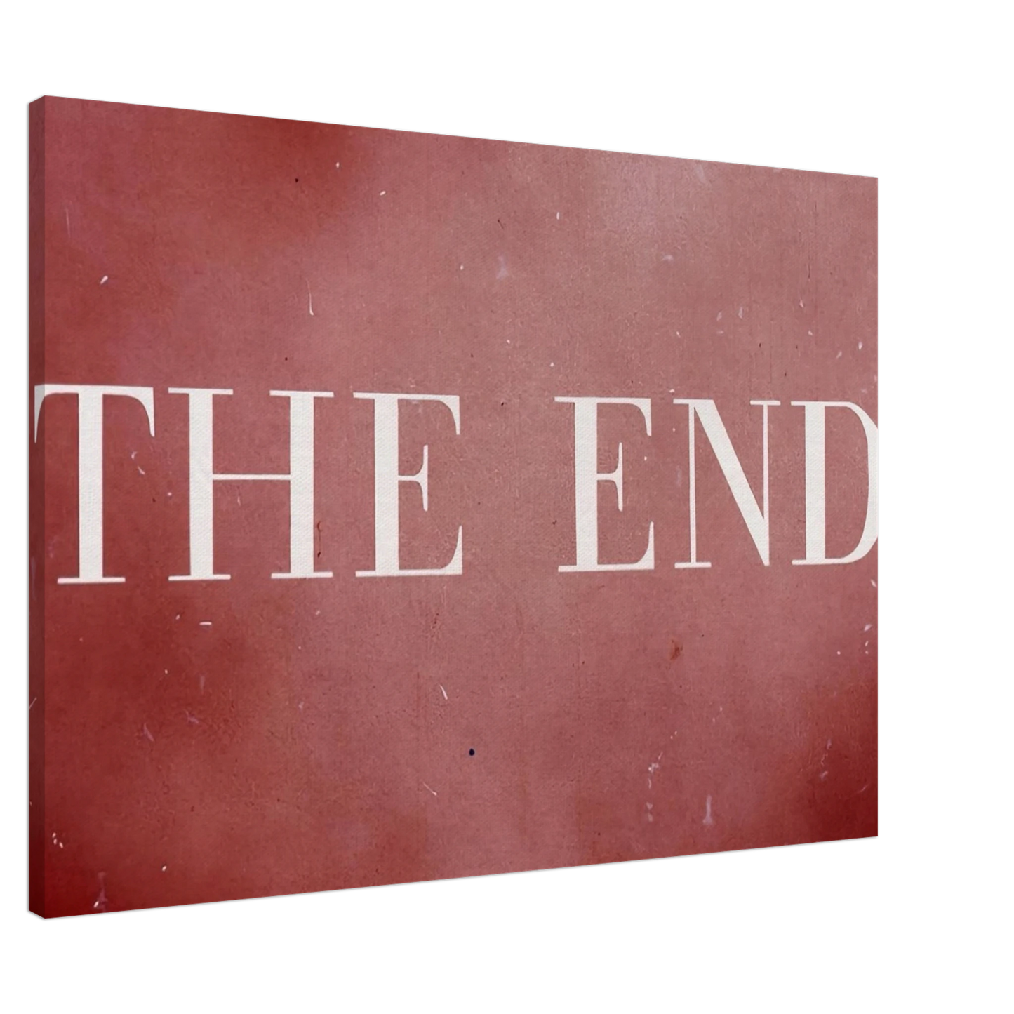 Edward Ruscha - THE END 28 2003 Canvas - 20x30 cm / 8x12 inches-canvas
