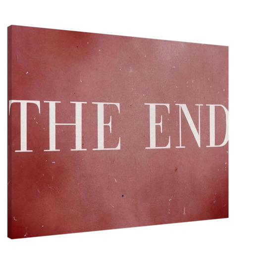 Edward Ruscha - THE END 28 2003 Canvas - 20x30 cm / 8x12 inches-canvas