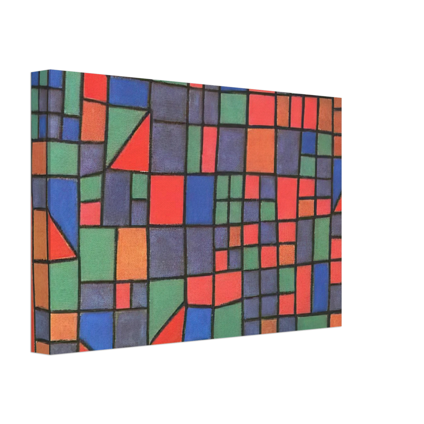 Paul Klee - GLASS FACADE 1940 Canvas - 70x100 cm / 28x40 inches-canvas