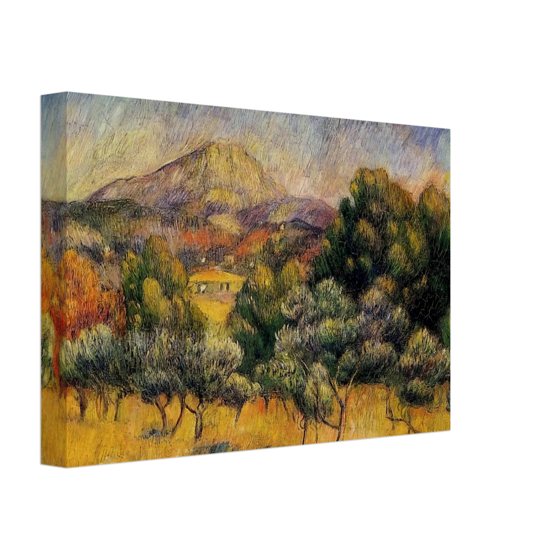 Pierre-Auguste Renoir - Mount Sainte Victoire Canvas - 40x60 cm / 16x24 inches-canvas