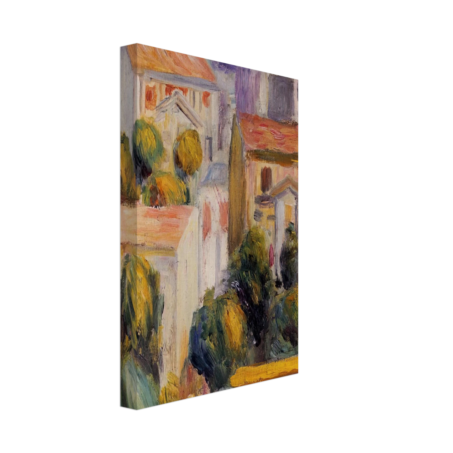 Pierre-Auguste Renoir - House at Cagnes Canvas - 70x100 cm / 28x40 inches-canvas