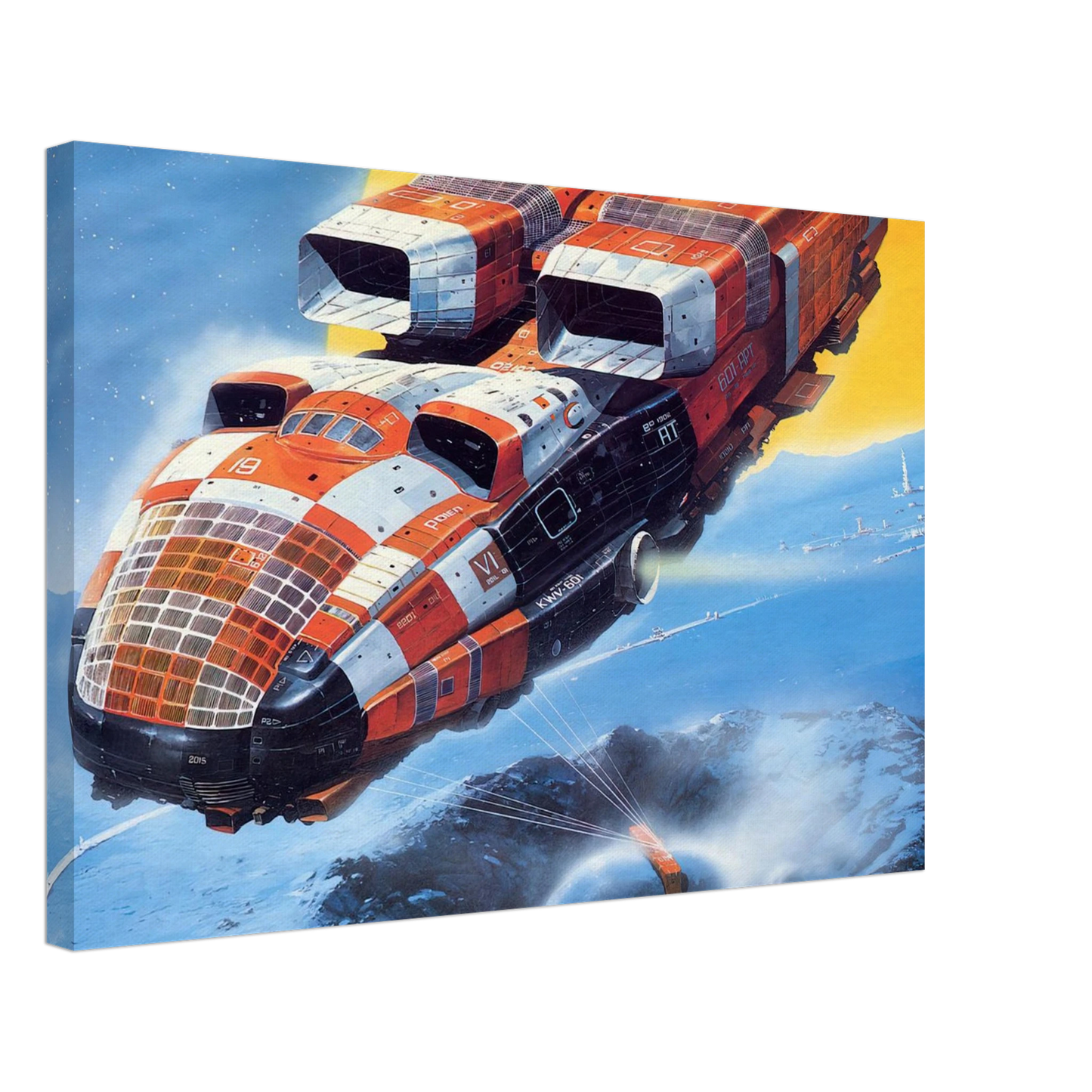 Chris Foss - Chris Foss Canvas - 40x60 cm / 16x24 inches-canvas