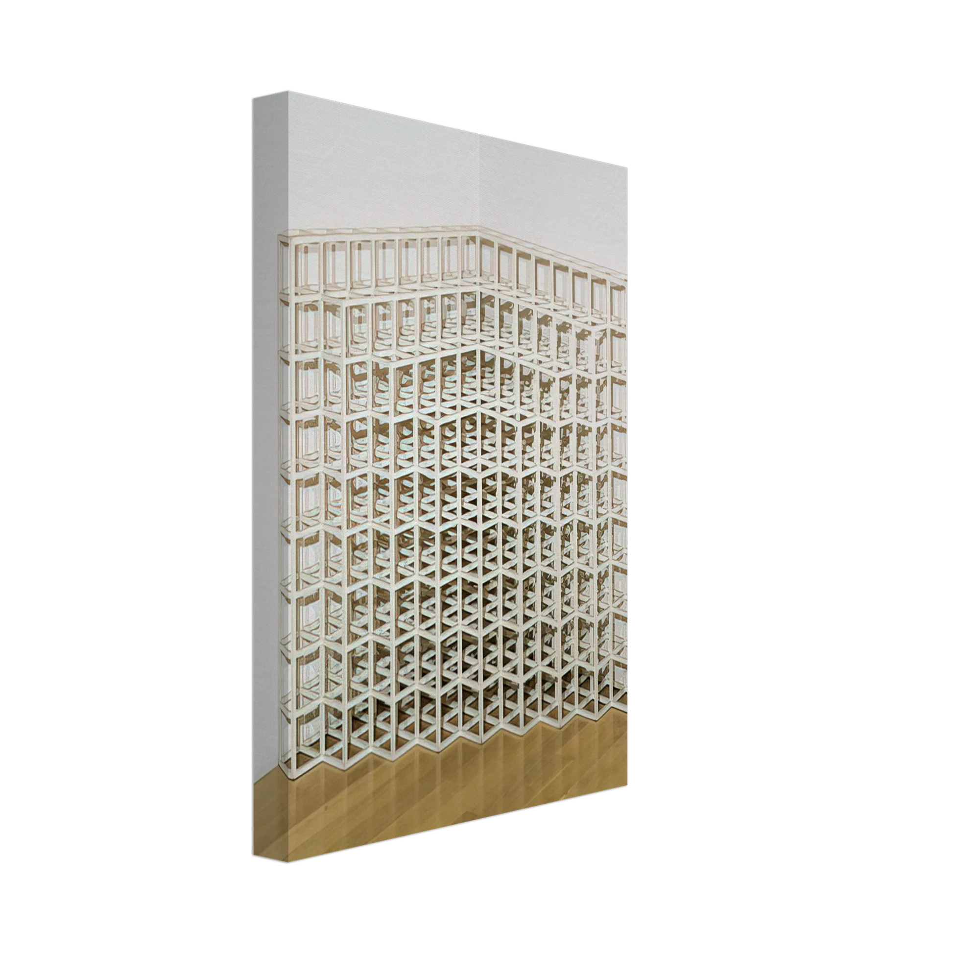 Sol LeWitt - Corner Piece No. 2 Canvas - 40x60 cm / 16x24 inches-canvas