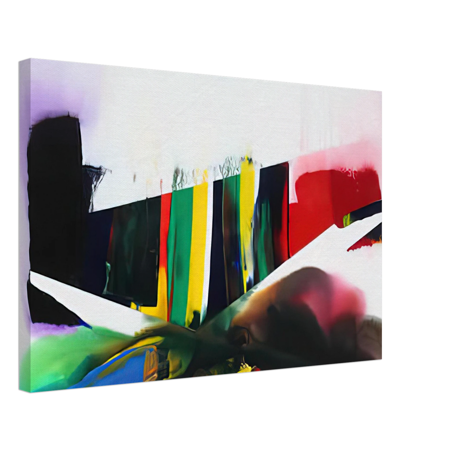 Paul Jenkins - Phenomena Cave of the Prism Winds Year Canvas - 40x60 cm / 16x24 inches-canvas