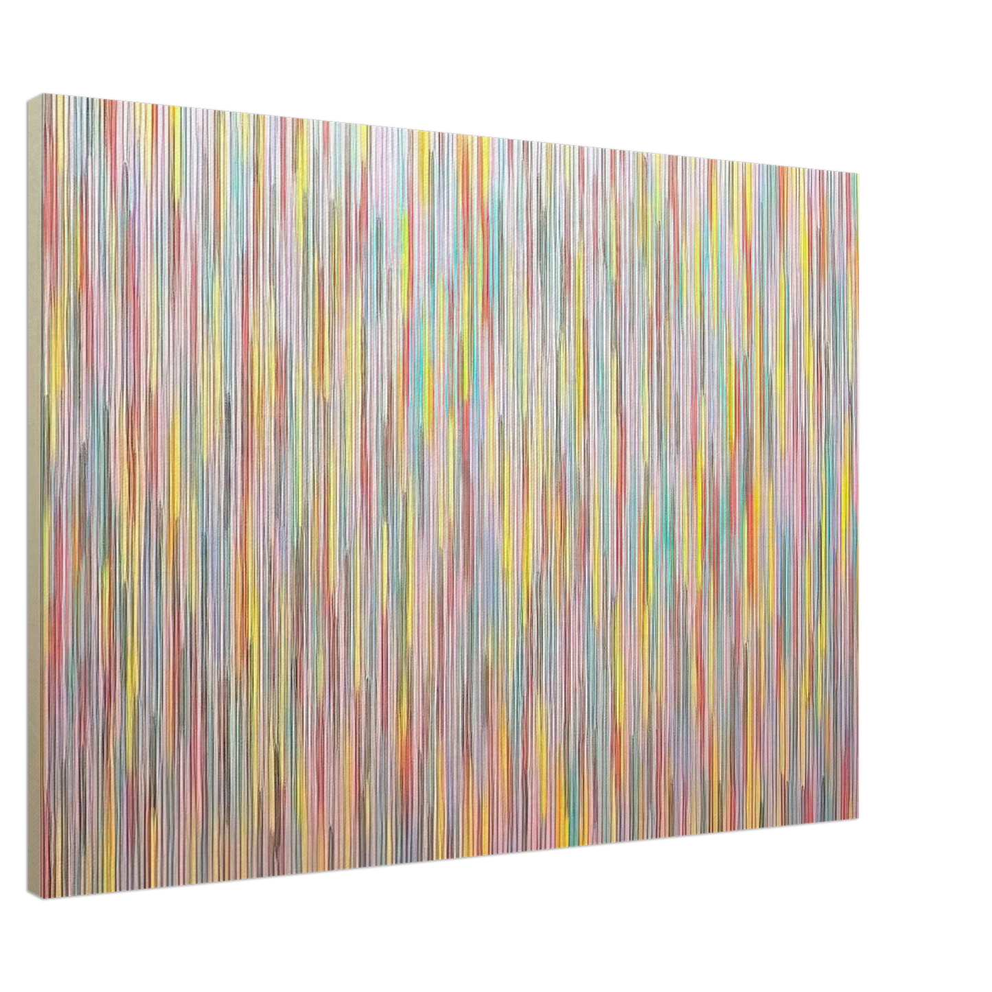 Gene Davis - Fox Gate - 1982 Canvas - 20x30 cm / 8x12 inches-canvas