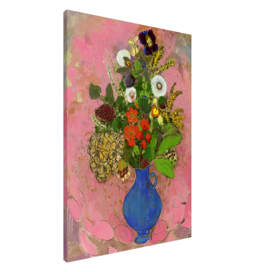 Odilon Redon - FLOWERS 1905 Canvas - 20x30 cm / 8x12 inches-canvas