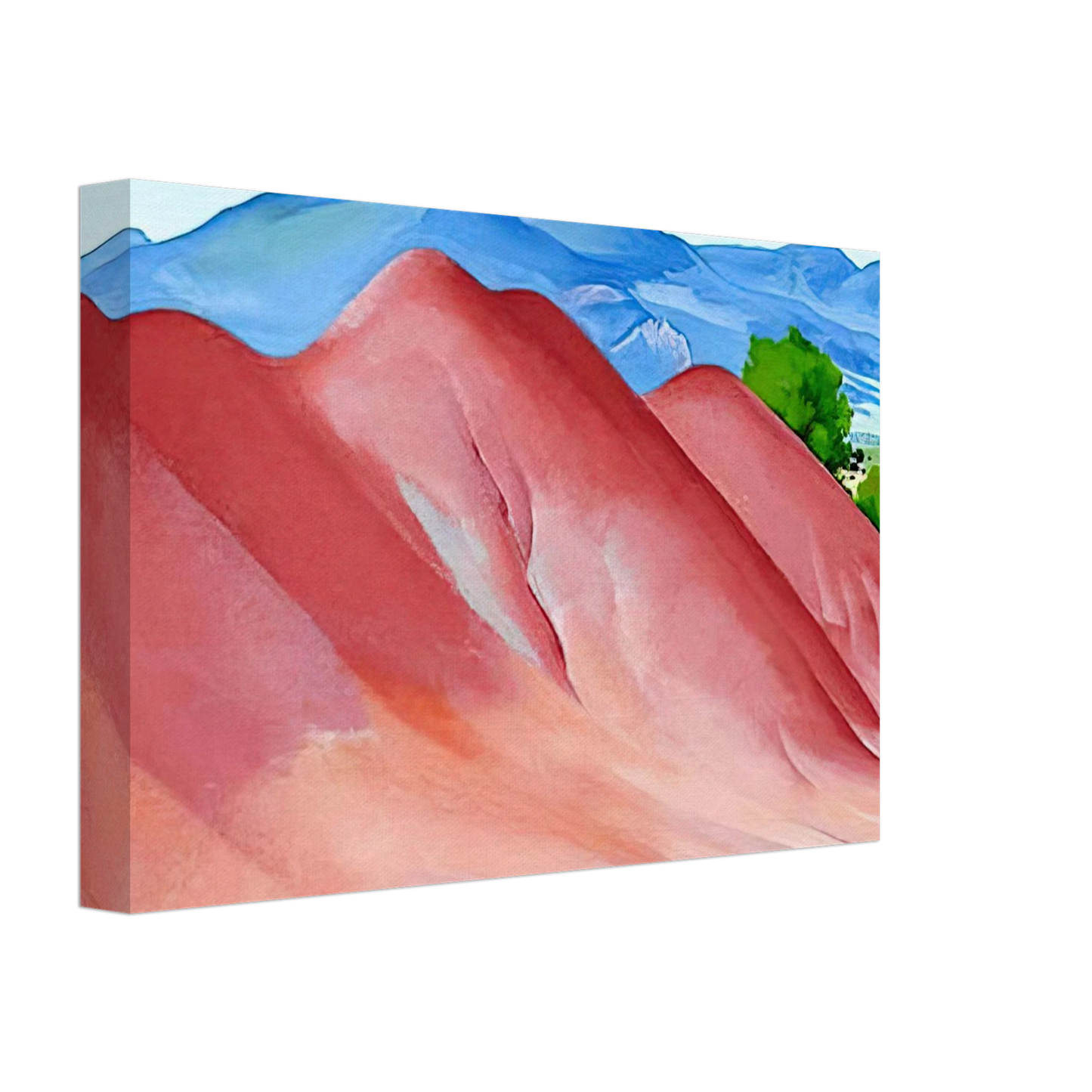 Georgia O'Keeffe - Red Hills and Pedernal Canvas - 40x60 cm / 16x24 inches-canvas