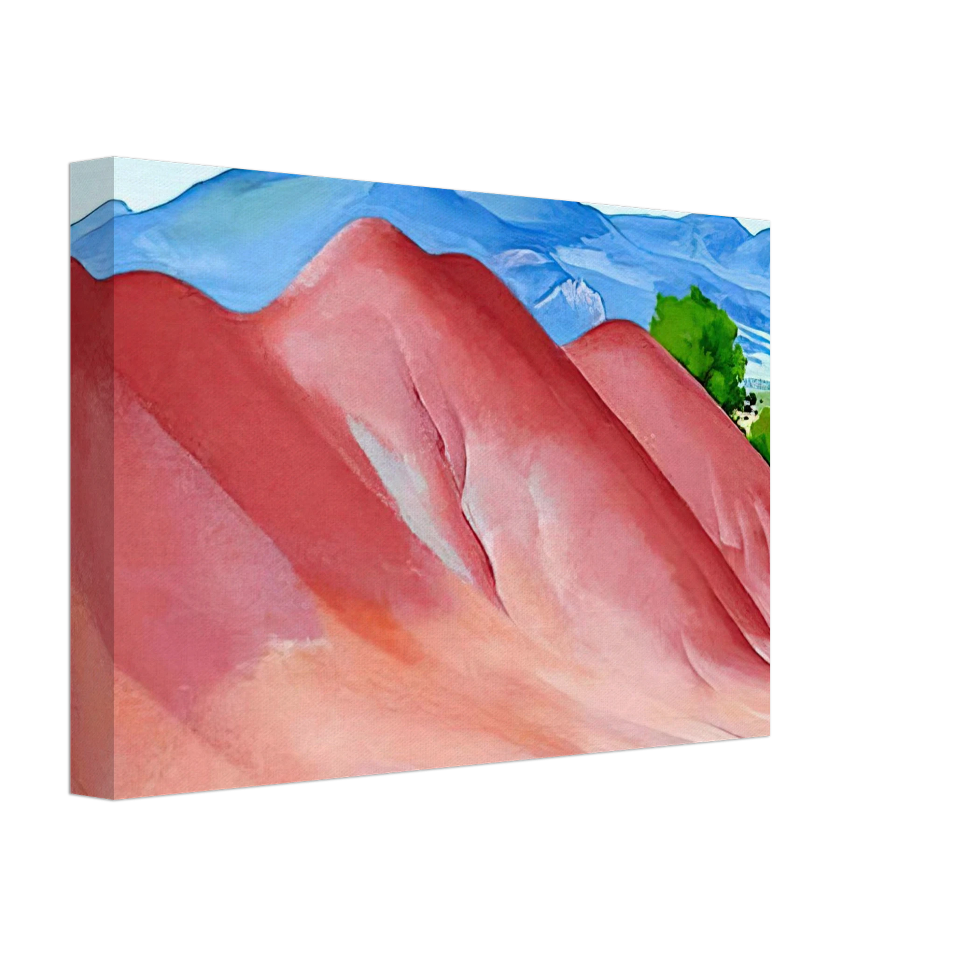 Georgia O'Keeffe - Red Hills and Pedernal Canvas - 40x60 cm / 16x24 inches-canvas