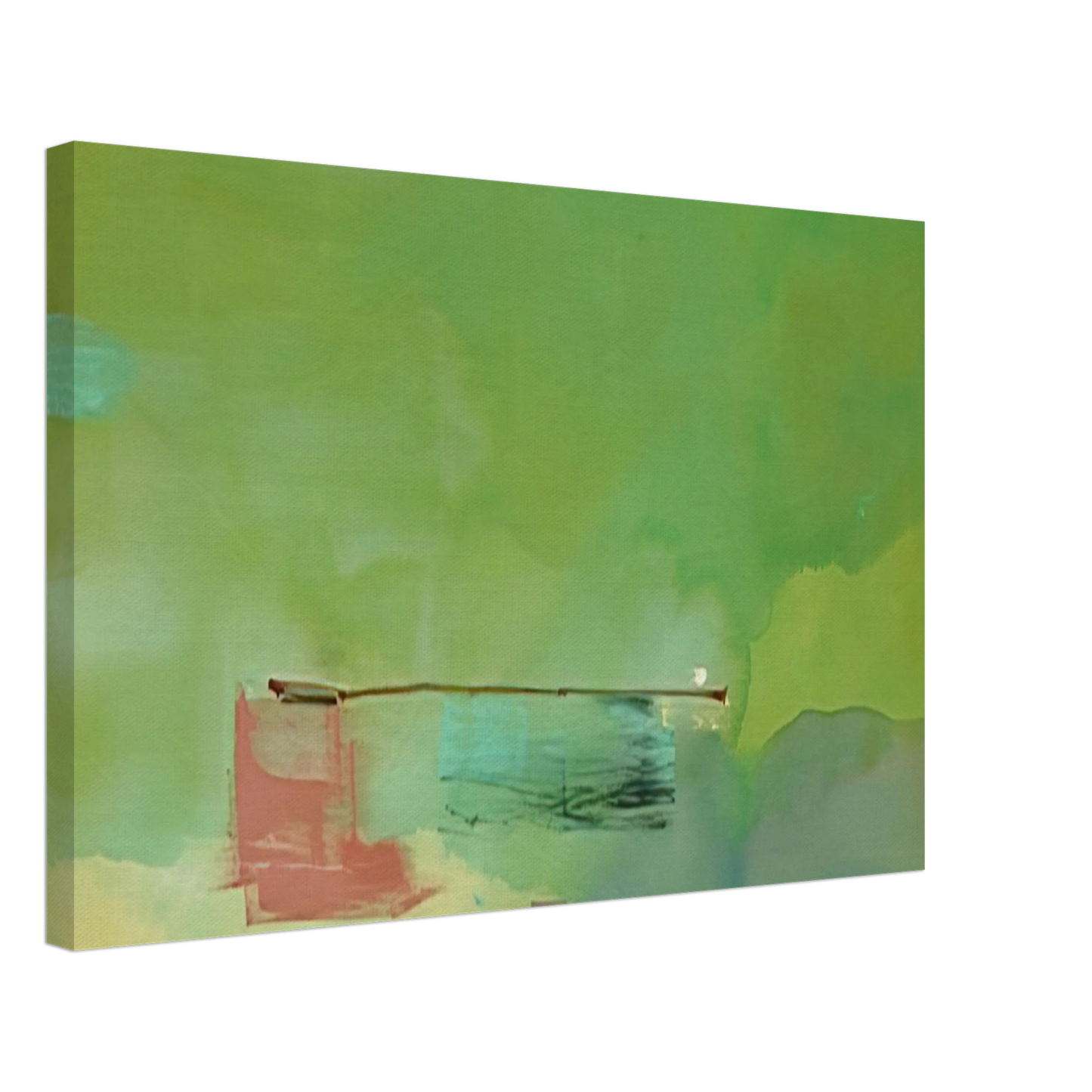 Helen Frankenthaler - Springscape - 1975 Canvas - 70x100 cm / 28x40 inches-canvas