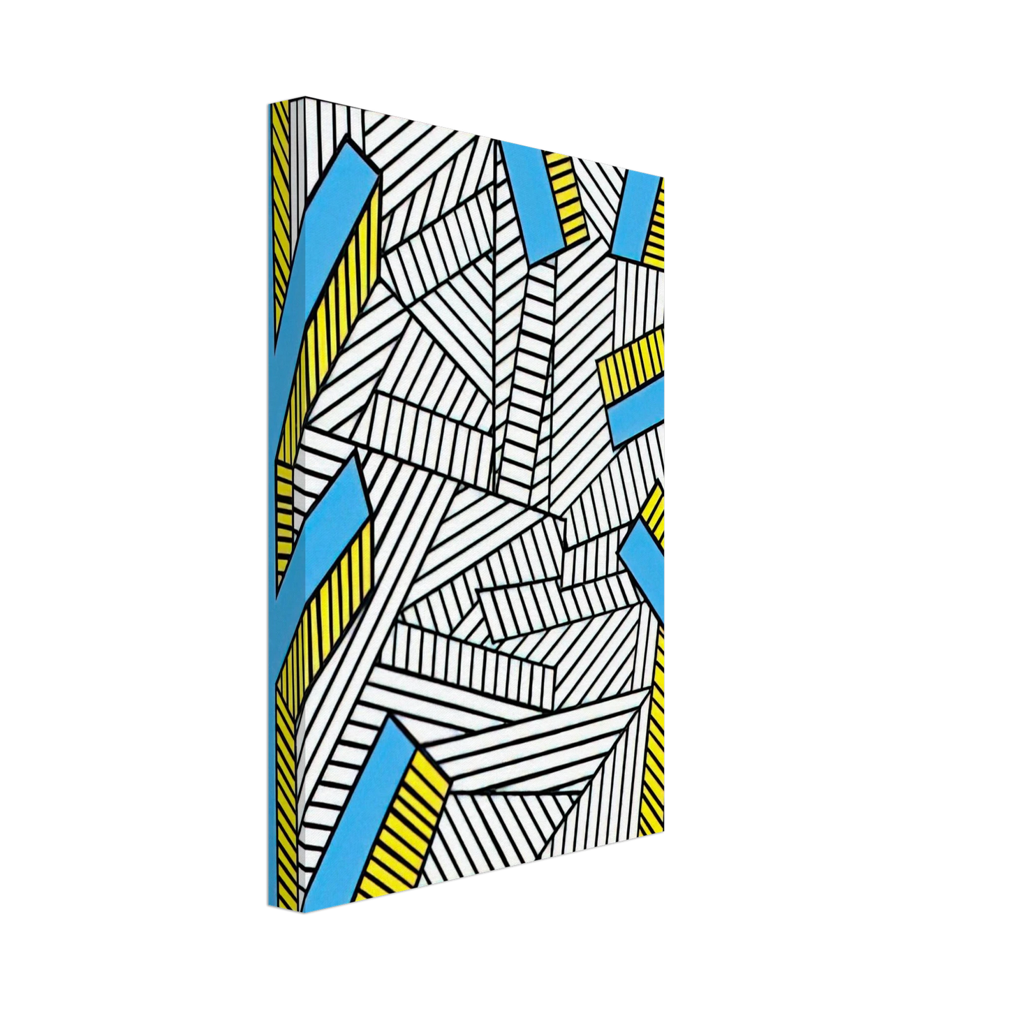 Nicholas Krushenick - Pumpkin - 1998 Canvas - 40x60 cm / 16x24 inches-canvas