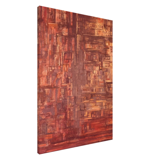 Maria Helena Vieira da Silva - Untitled - 1978 Canvas - 20x30 cm / 8x12 inches-canvas