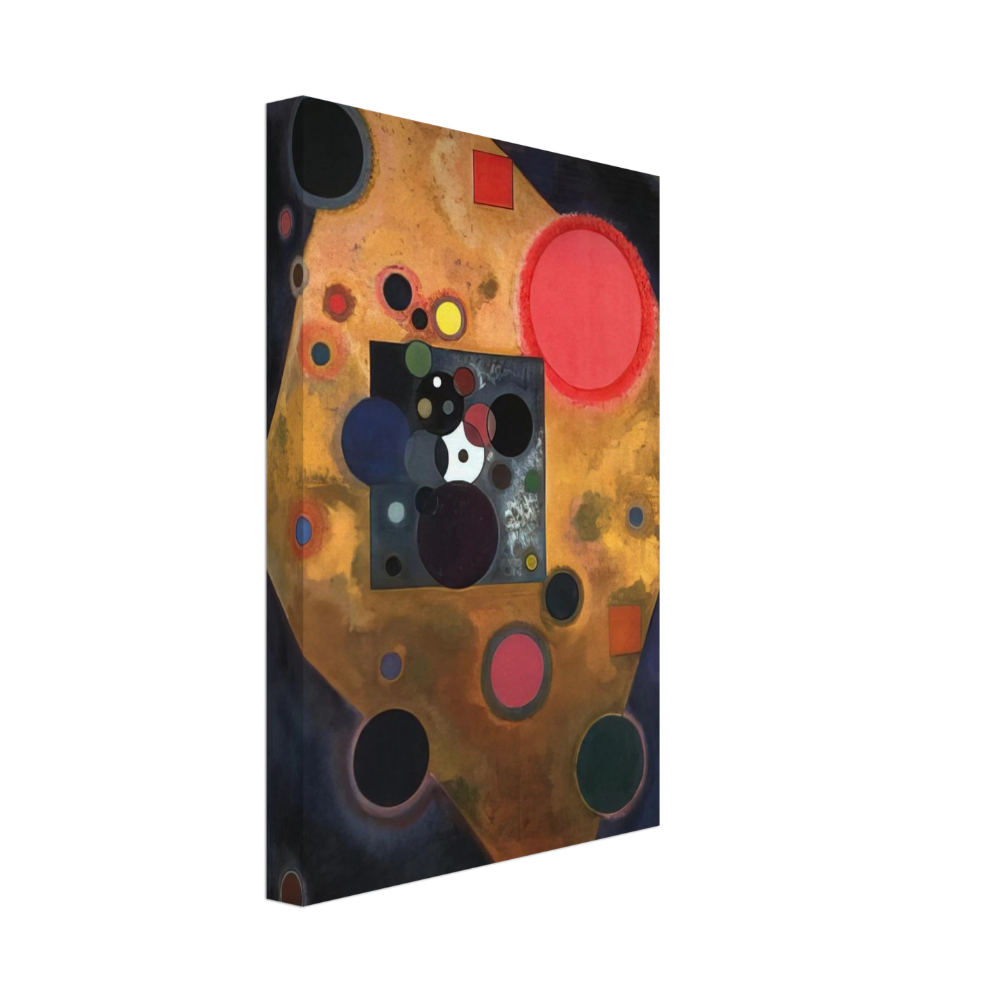 Wassily Kandinsky - ACCENT ON ROSE 1926 Canvas - 40x60 cm / 16x24 inches-canvas