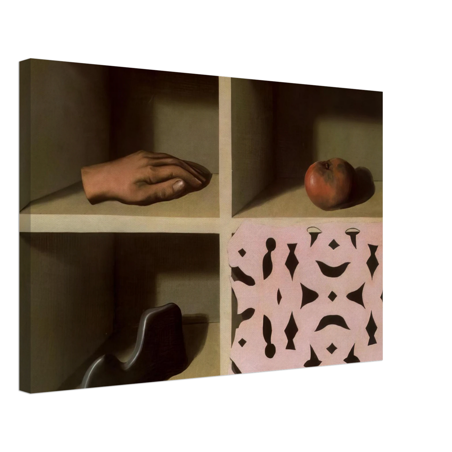 Rene Magritte - ONE NIGHT MUSEUM 1927 Canvas - 40x60 cm / 16x24 inches-canvas