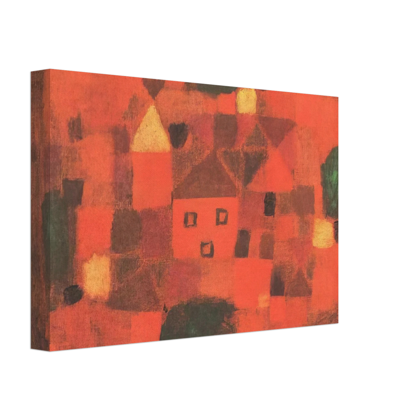 Paul Klee - LANDSCAPE WITH SUNSET 1923 Canvas - 40x60 cm / 16x24 inches-canvas