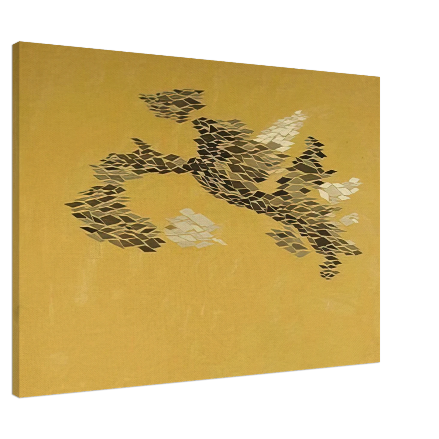 Robert Goodnough - Flying Rectangles - 1969 Canvas - 20x30 cm / 8x12 inches-canvas