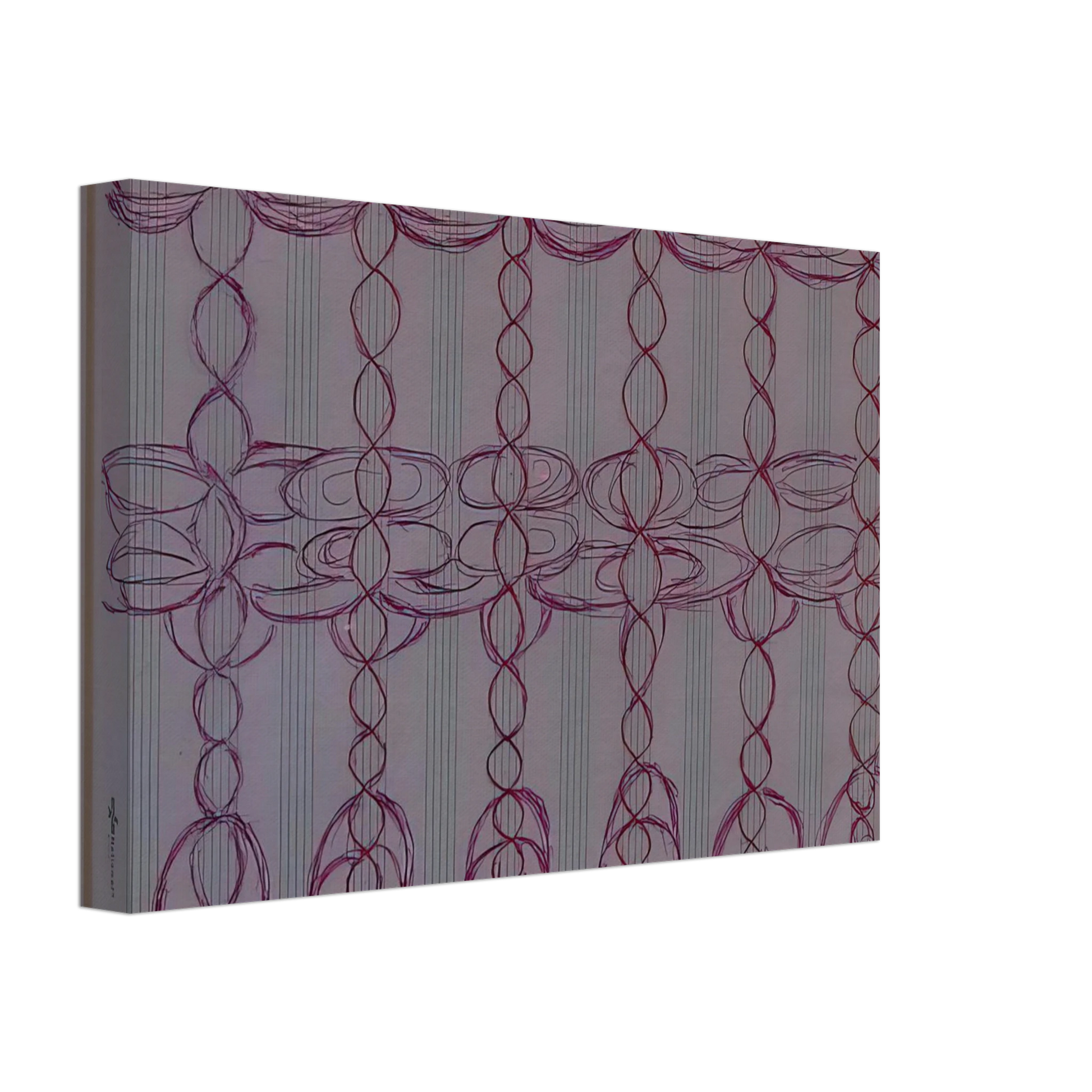 Louise Bourgeois - CHANGE THE DIRECTION OF THE MUSIC STAFF Canvas - 40x60 cm / 16x24 inches-canvas