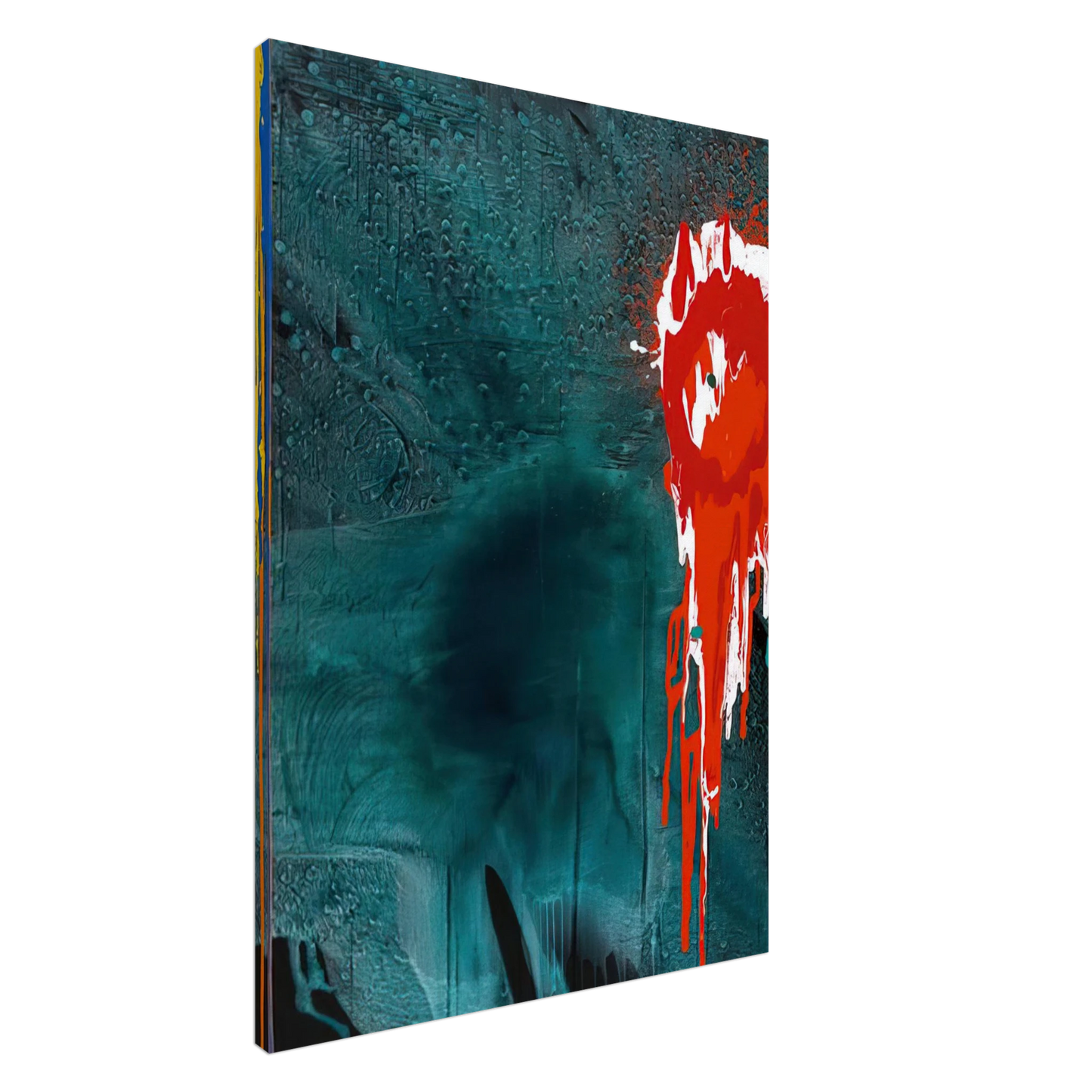 John Hoyland - Letter to Chaim - 10.7.06 - 2006 Canvas - 20x30 cm / 8x12 inches-canvas