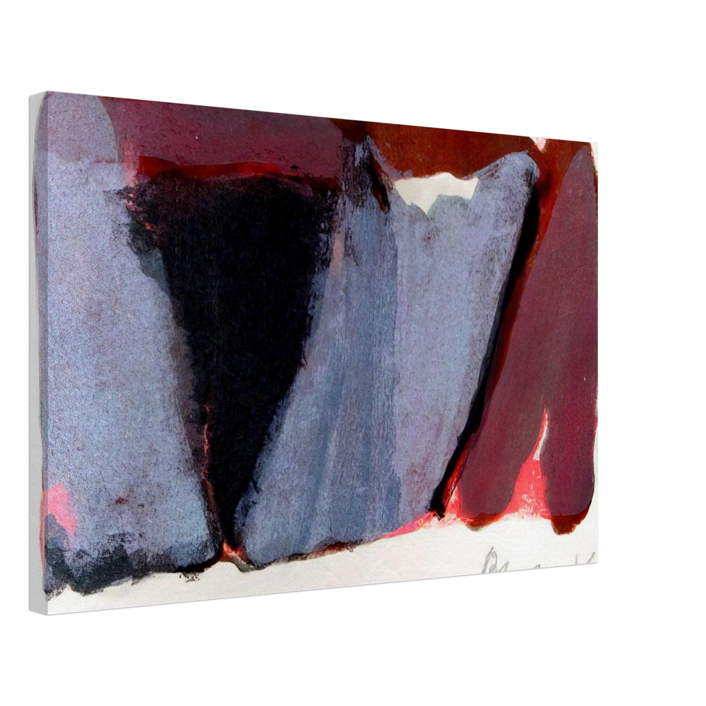 Bram van Velde - Untitled - 1979 Canvas - 40x60 cm / 16x24 inches-canvas