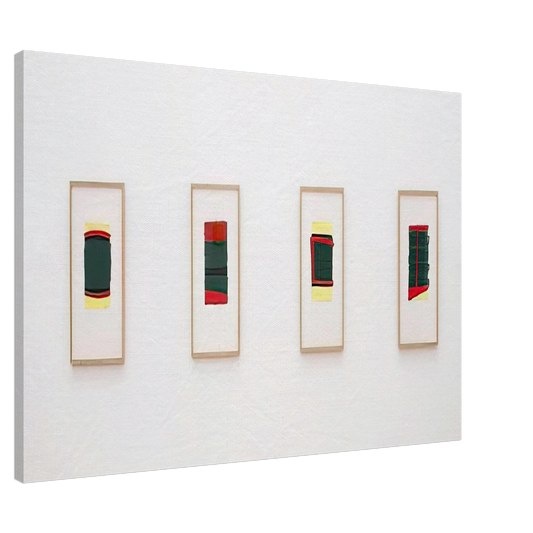 Blinky Palermo - OHNE TITEL F R THORDES 1976 Canvas - 20x30 cm / 8x12 inches-canvas