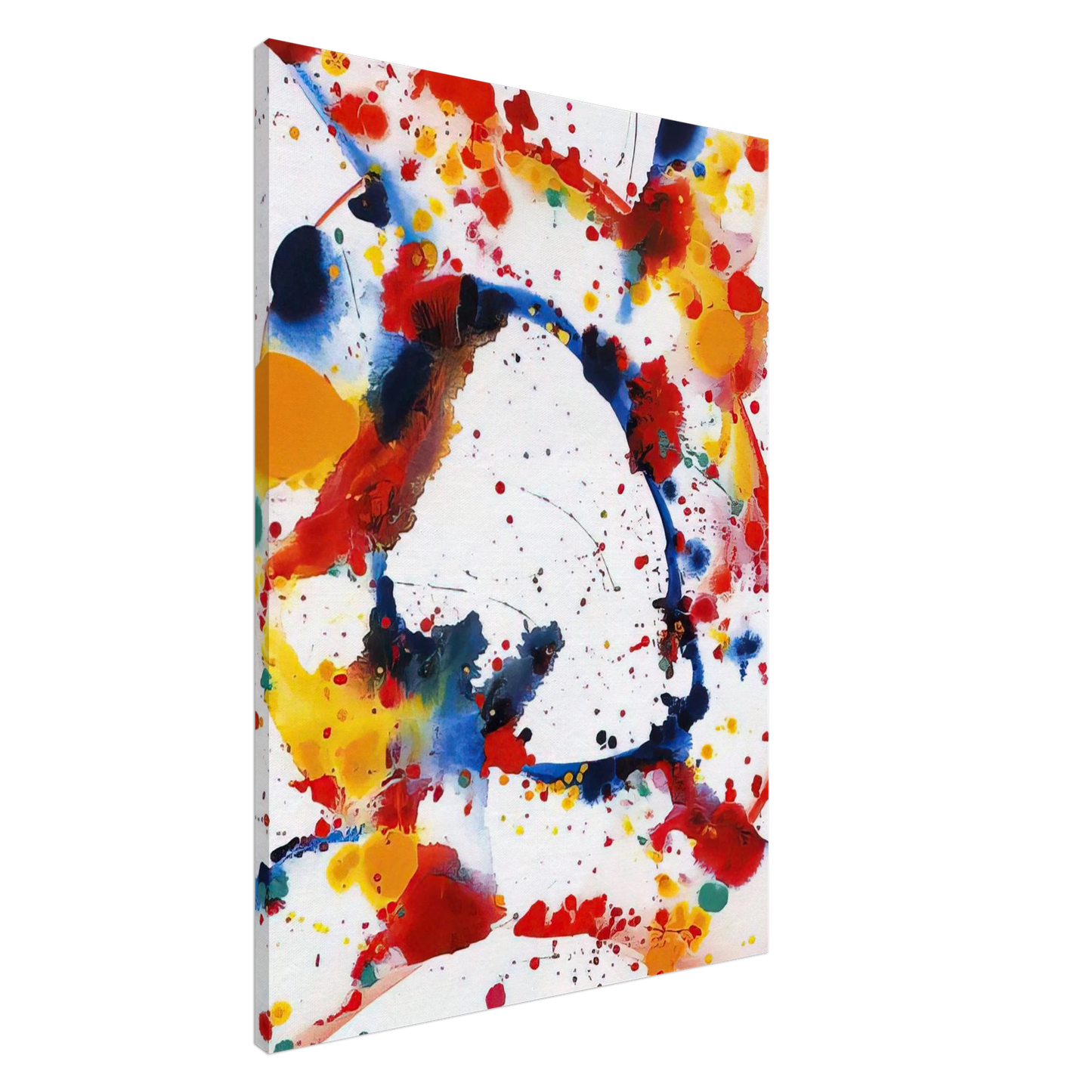 Sam Francis - Untitled  Holy Hole  Canvas - 20x30 cm / 8x12 inches-canvas