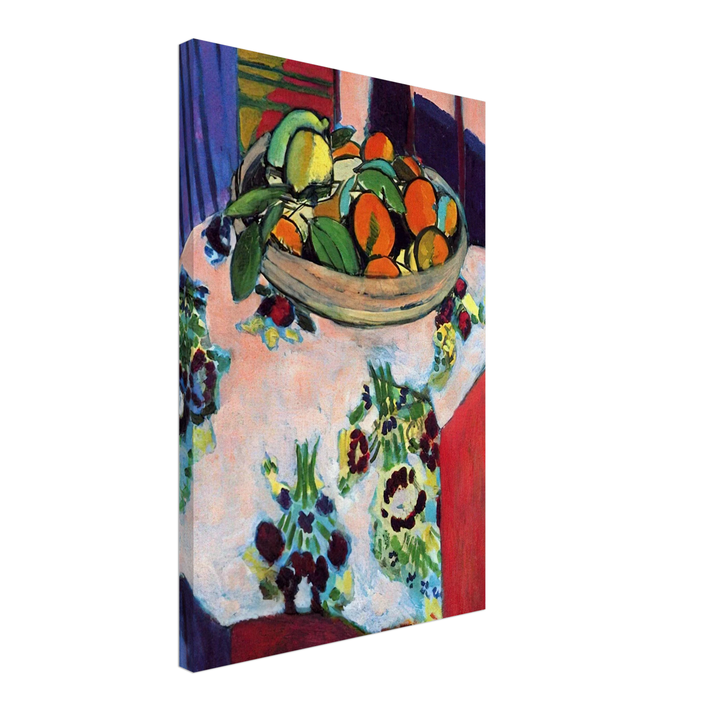 Henri Matisse - BASKET WITH ORANGES 1913 Canvas - 40x60 cm / 16x24 inches-canvas