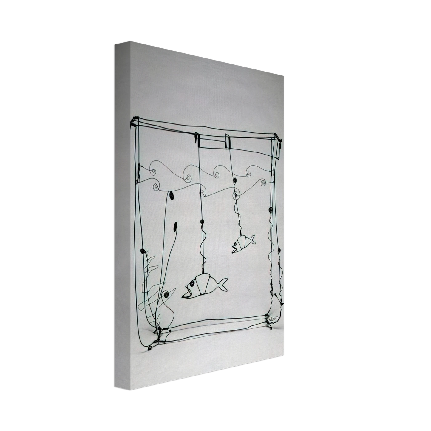 Alexander Calder - GOLDFISH BOWL 1929 Canvas - 70x100 cm / 28x40 inches-canvas